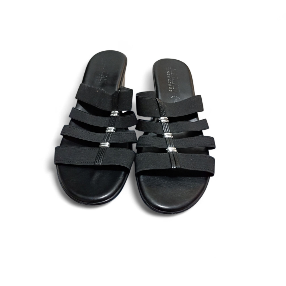 Elegant Black Slide Sandals